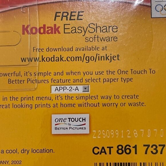 Kodak Anytime Picture Paper Soft Gloss • Inkject Printers 4"x6" 100 Sheets- NWT - Picture 3 of 4